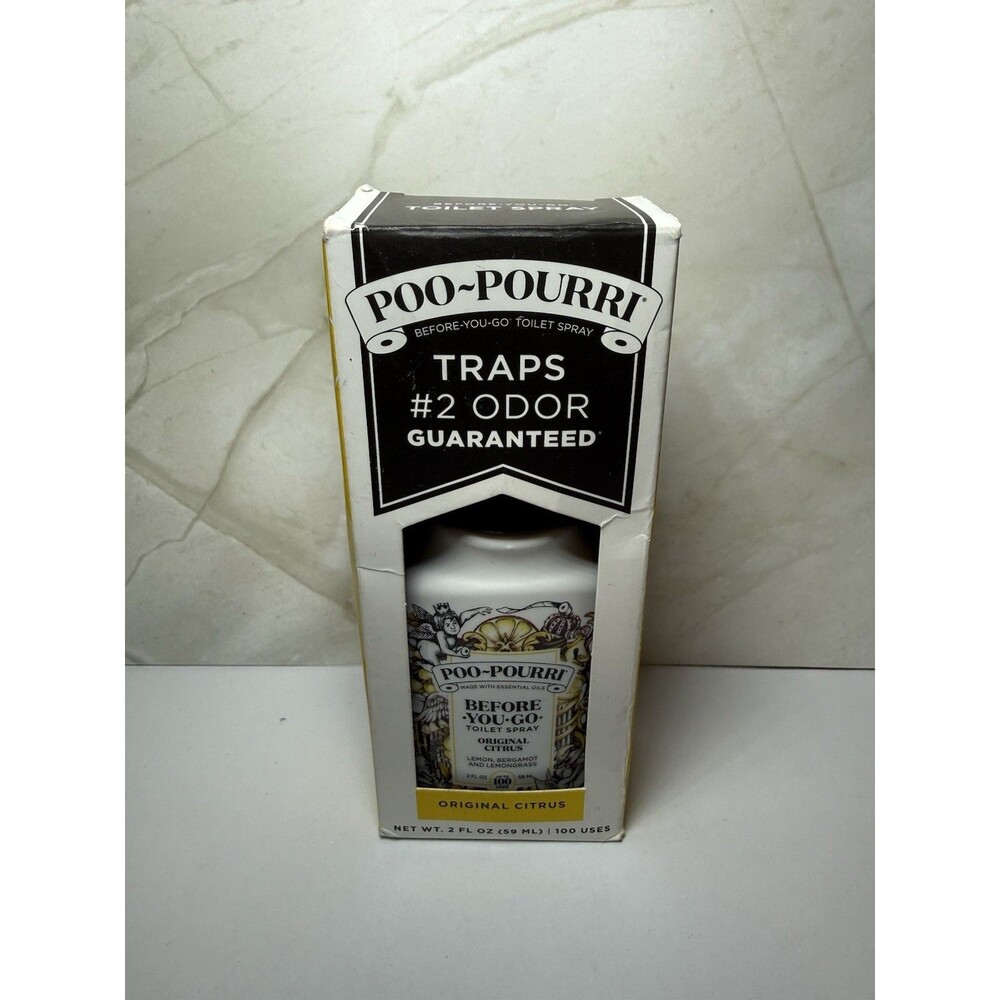 Poo-Pourri Before You Go Toilet Spray Original Citrus 2oz 59ml Bathroom Odor